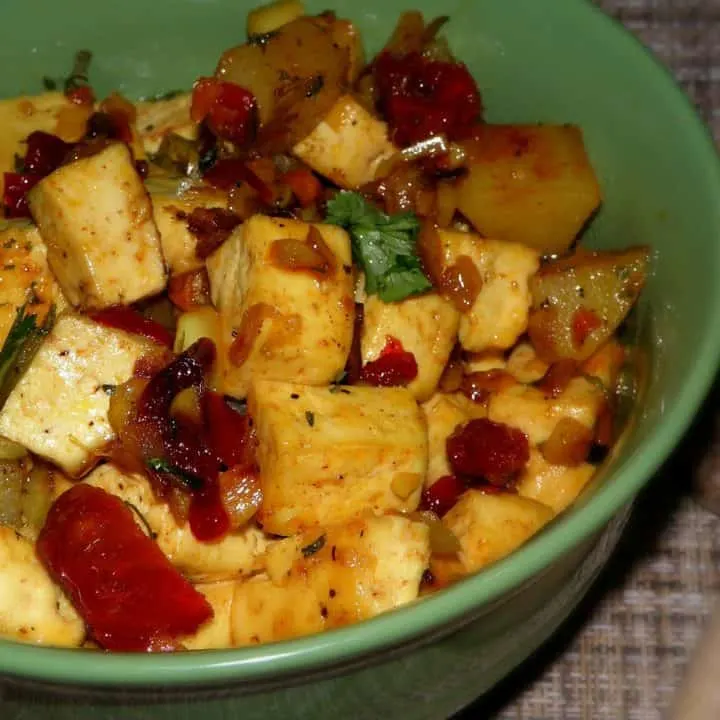 Tofu Hash with Sundried Tomatoes