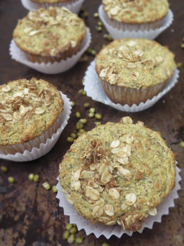High-Protein&nbsp;Brown Sugar&nbsp;Moong Muffins