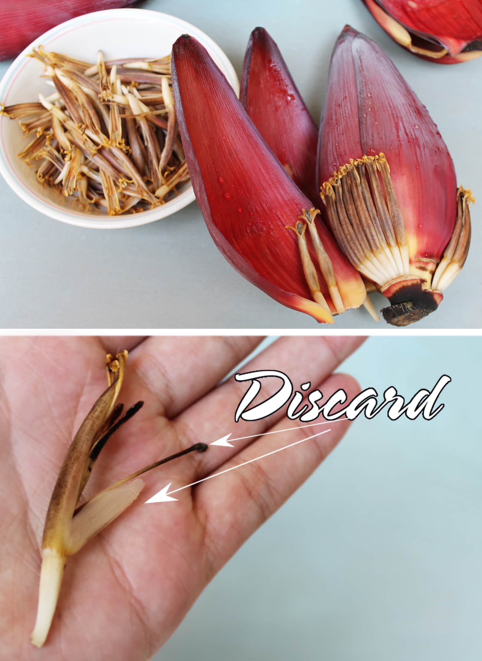 Banana Flower Stir Fry - A Vegetaran Recipe by Savory Spin