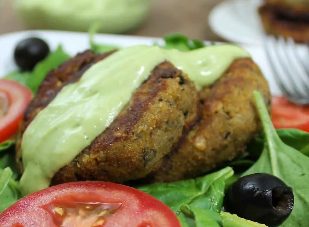 mushroom and lentil burgers