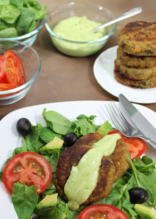 Mushroom Lentil Burgers