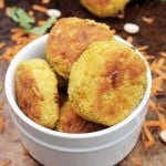 Tasty spiced navy bean falafel