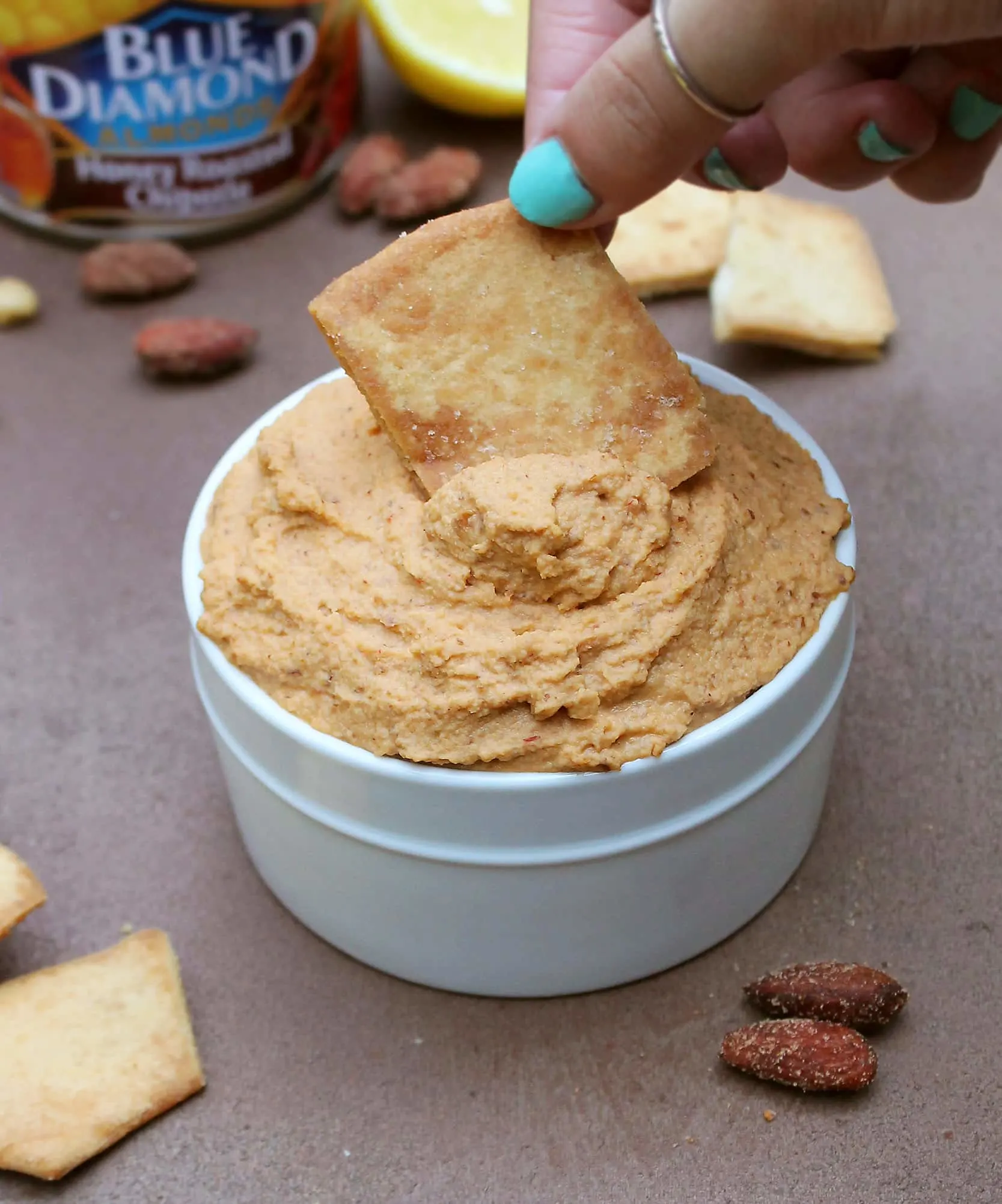 chipotle almond hummus