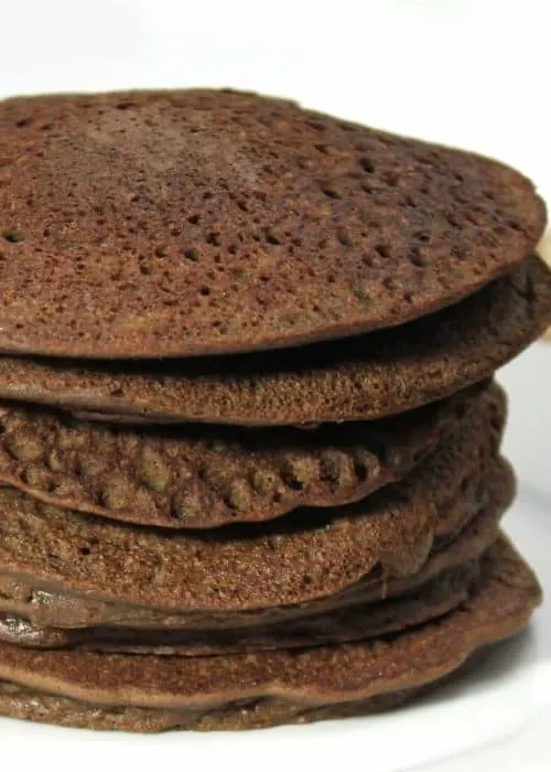 Chocolate Lentil Pancakes