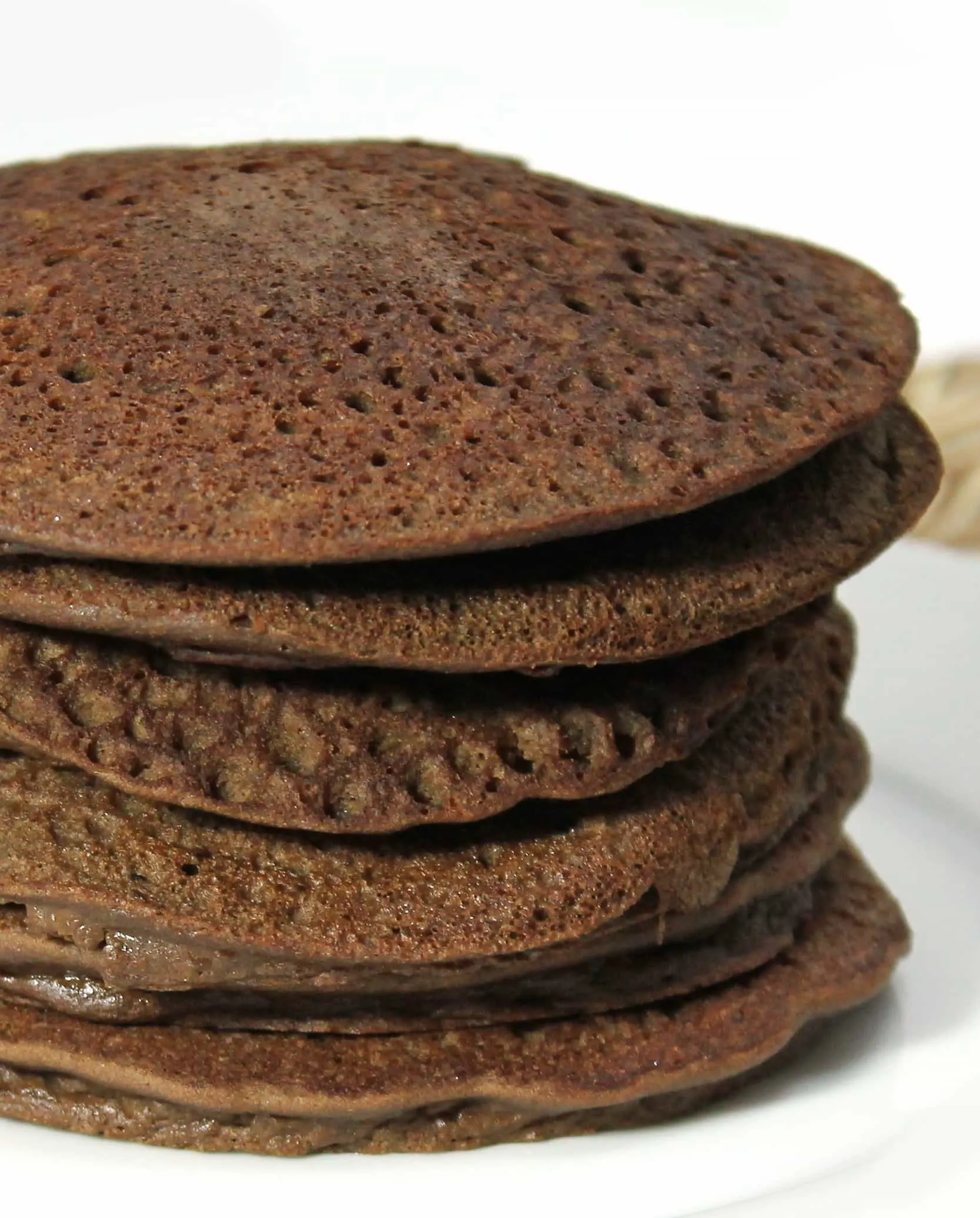 chocolate lentil pancakes