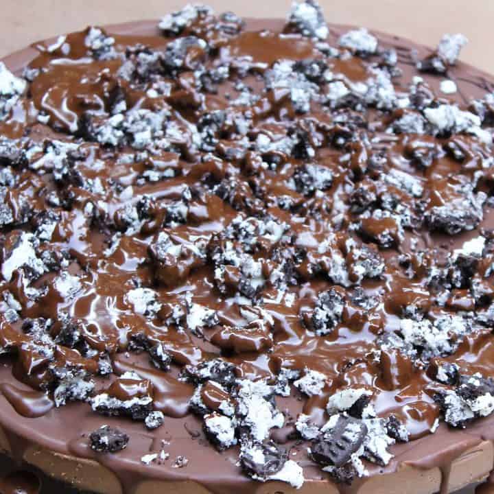 no bake refrigerated chocolate cashew cake