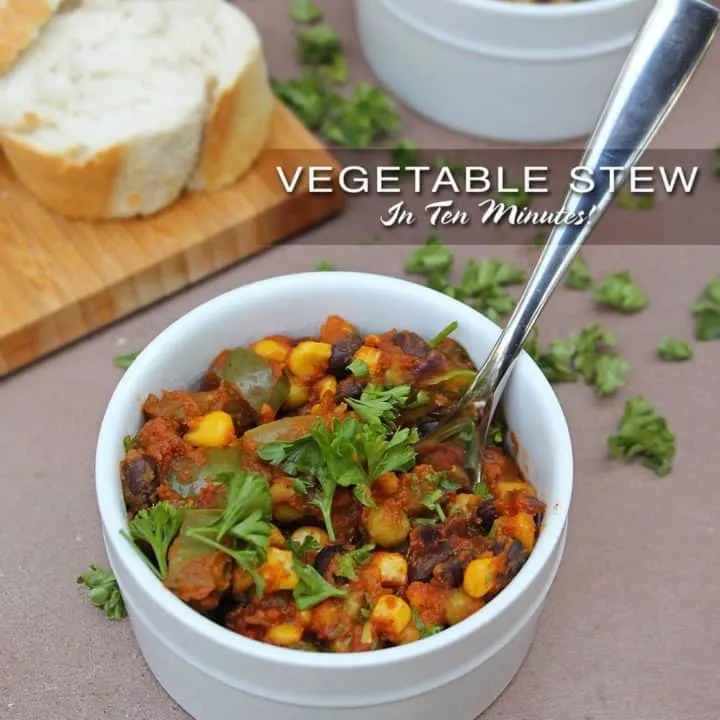 Vegetable Stew in 10 Minutes!