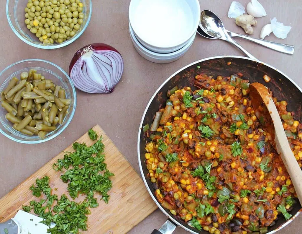 Ten Minute Vegetable Stew with Libbys Vegetables