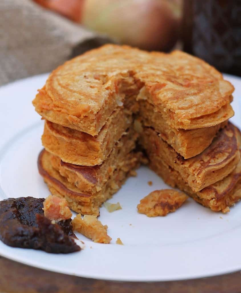 savory-sweet-potato-onion-pancakes-with-date-tamarind-chutney