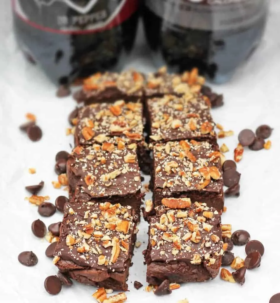 DrPepper-4Ingredient-Brownies-#PassThePepper