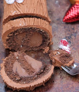 Oatmeal Chocolate Yule Log