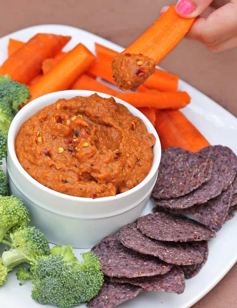 Sweet-Spicy-Roasted-Red-Pepper-Eggplant-Onion-Garlic-Ginger-Dip