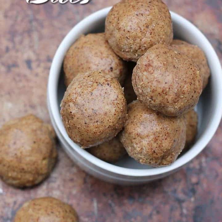 These delicious, energizing, and gluten-free Almond Pecan Bites are the perfect afternoon pick-me-up or mid-morning snack. They are so tasty and satisfying and sure to be a hit with family and friends.