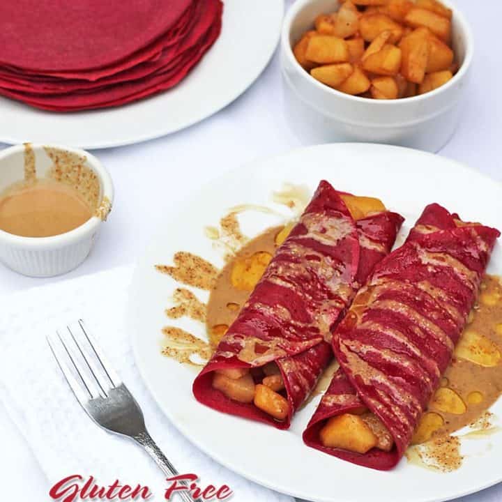 Beet Crepes