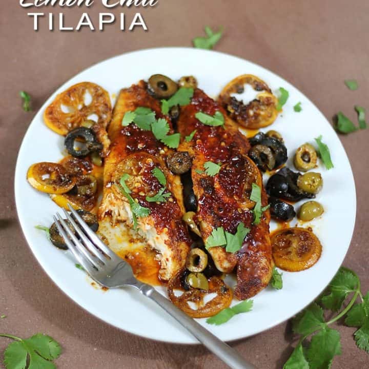 Spicy Lemon Chili Tilapia