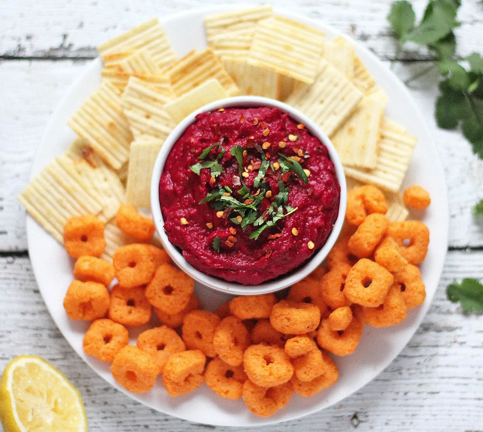 Beet-Bean-Hummus-#BigGameSnacks-@RunninSrilankan