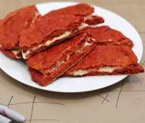 Red Velvet Cookies Beet Grilled Cheese