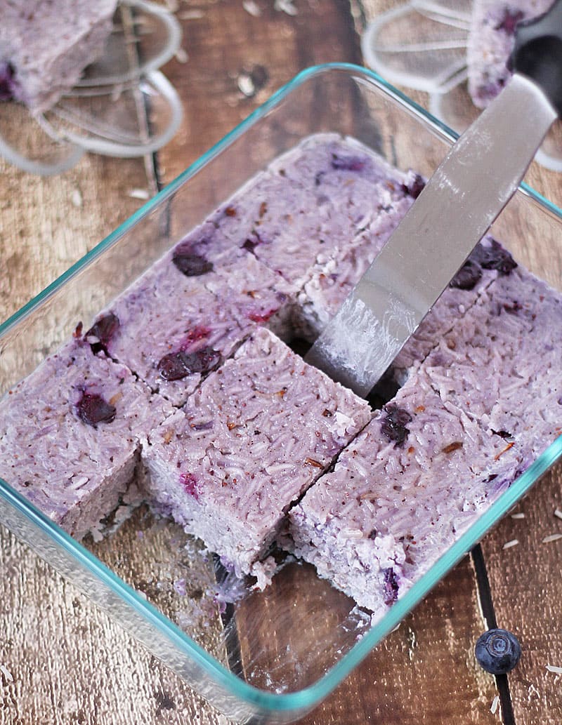 Blueberry Milk Rice “Kiribath”