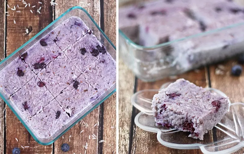 Blueberry Milk Rice