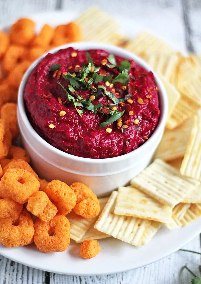 Spiced-Dip-Beets-Beans-#BigGameSnacks-@RunninSrilankan