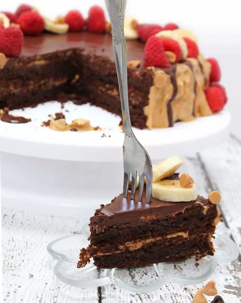 Chocolate-PeanutButter-Layer-Cake