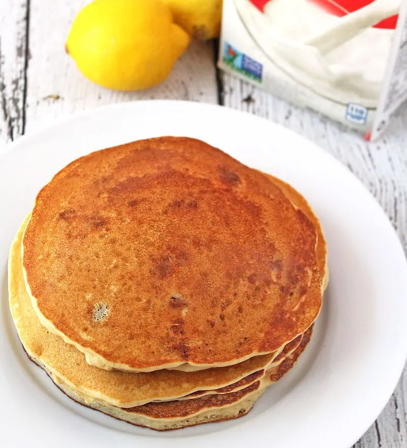 Lemon Pecan Pancakes