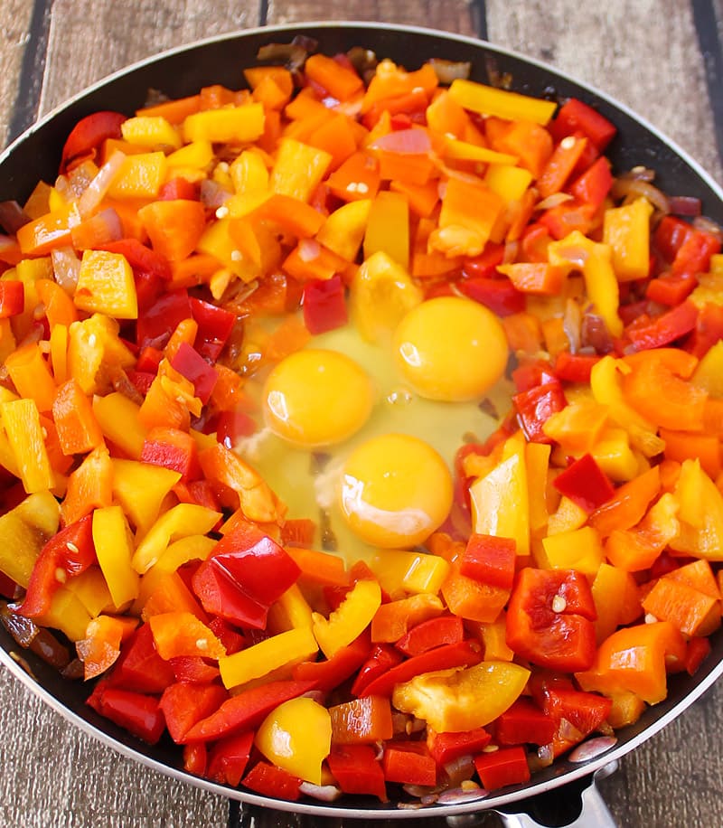 Peppers and eggs