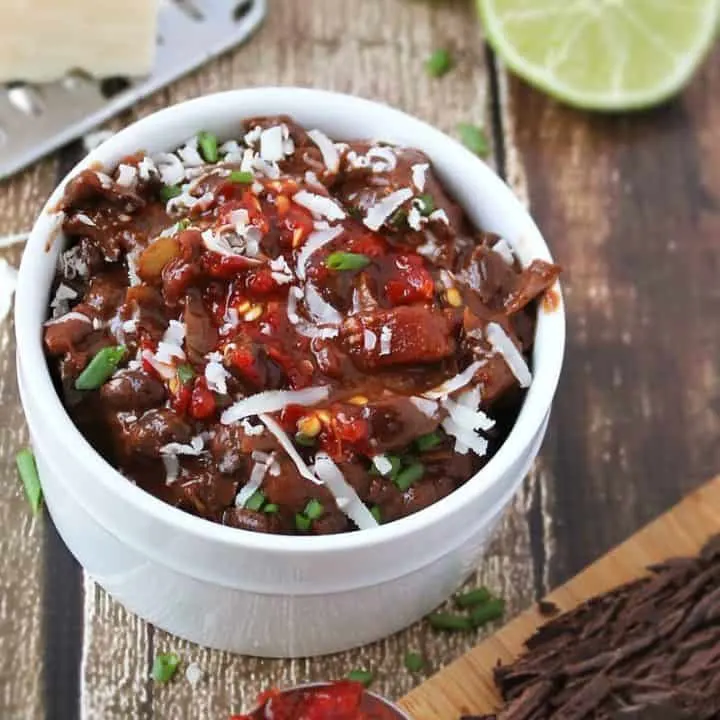 Spicy Chocolate Bean Dip