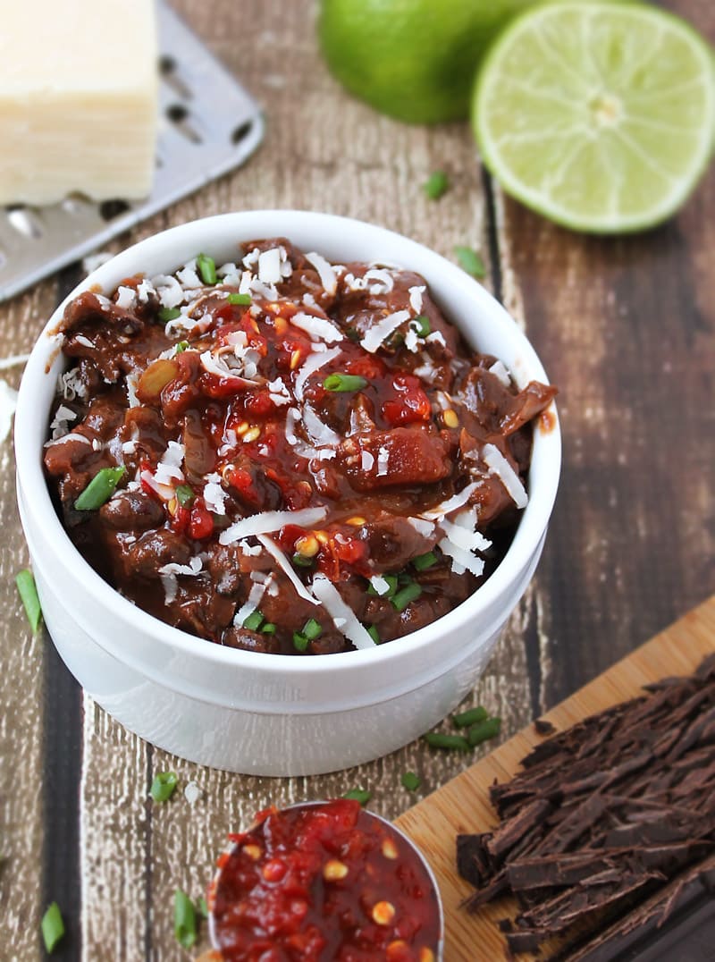 Spicy Chocolate Bean Dip