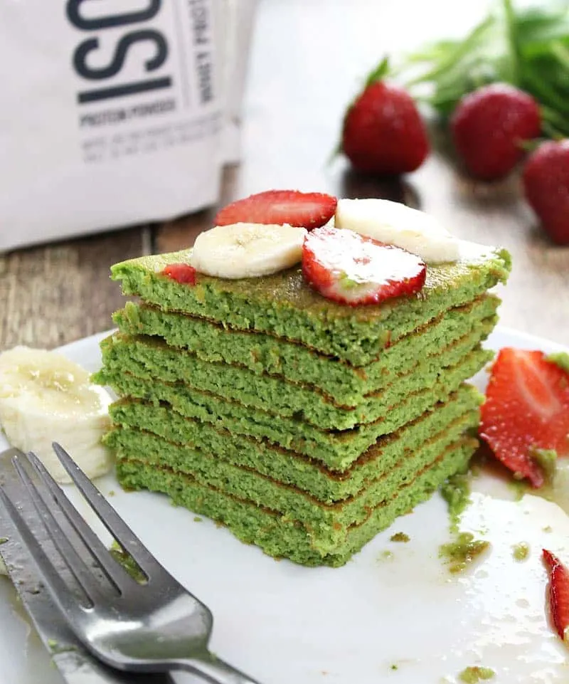 Green Smoothie Pancakes