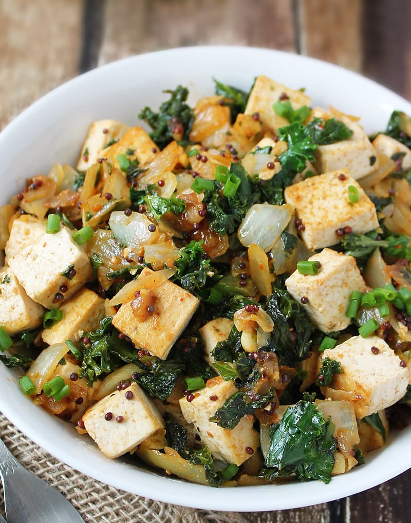 Vegetarian Peri Peri Tofu With Mustard Seeds @RunninSrilankan