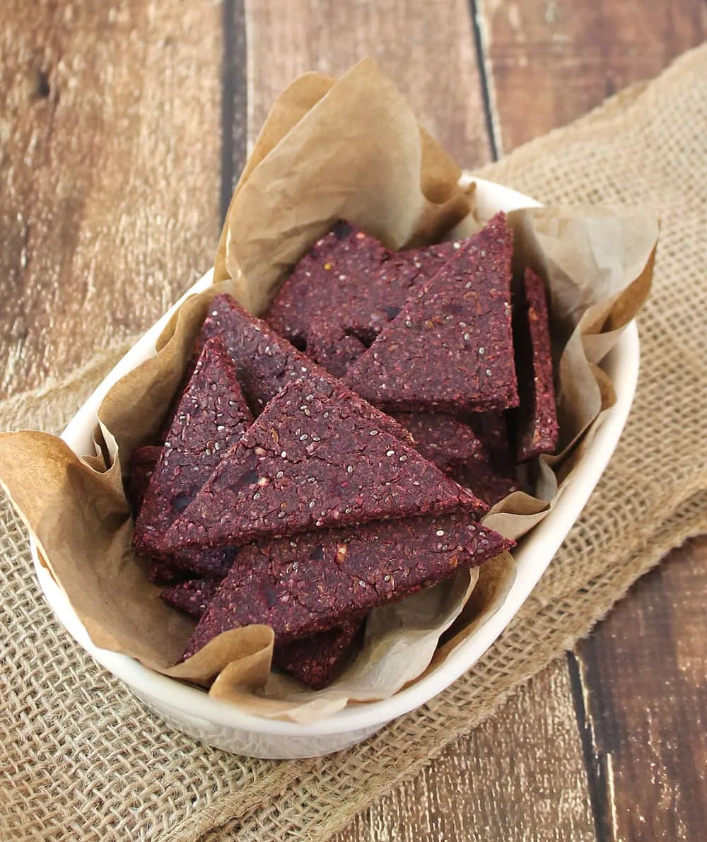 Beetified-Buckwheat-Beet-Flax-Crackers @RunninSrilankan