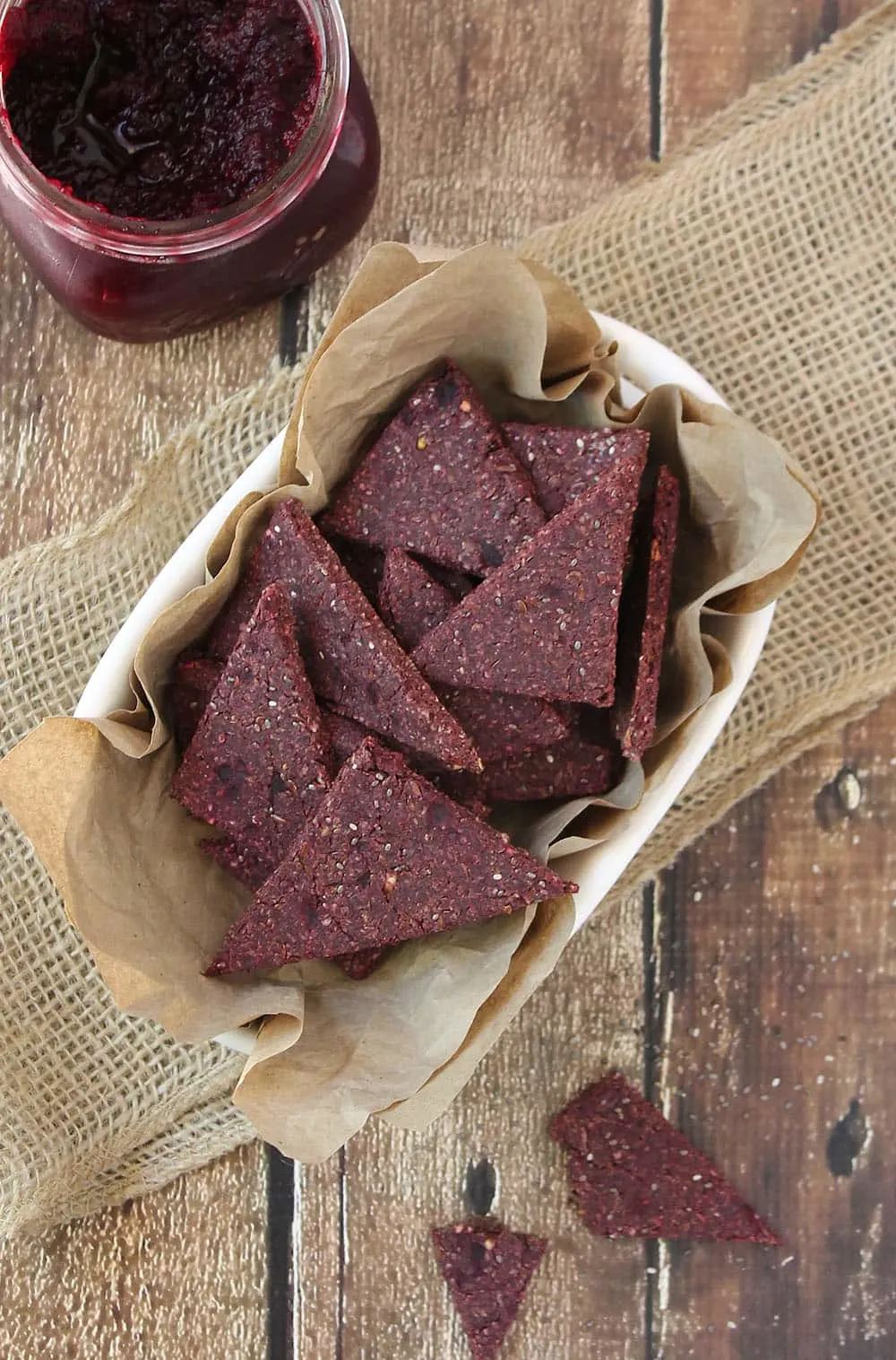 Buckwheat-Beet-Flax-Crackers @RunninSrilankan