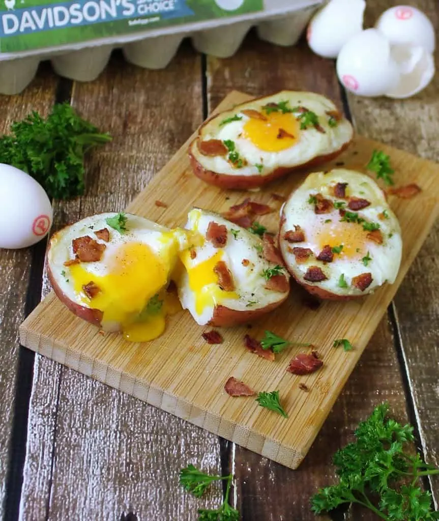 Breakfast Potato Skins A@RunninSrilankan