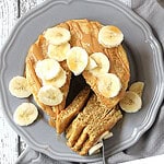 Quick and Easy, these Banana Oat Pancakes