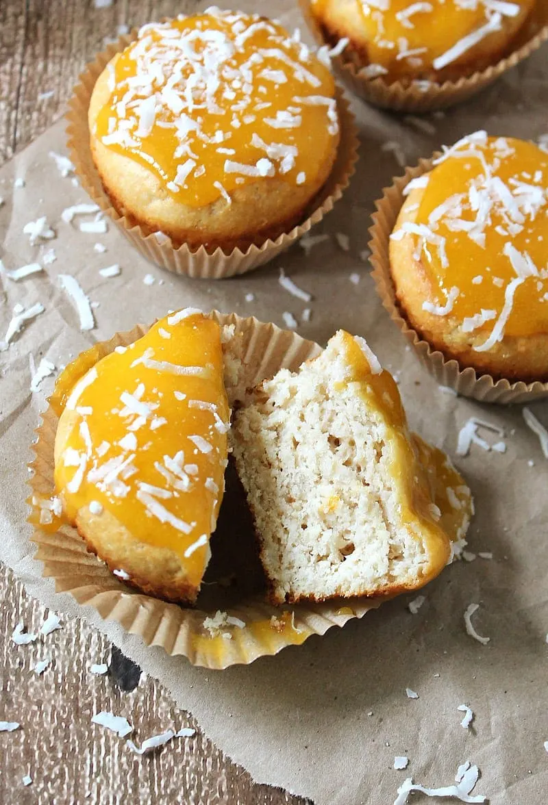 A Gluten Free Coconut Mango White Chocolate Cupcakes @RunninSrilankan