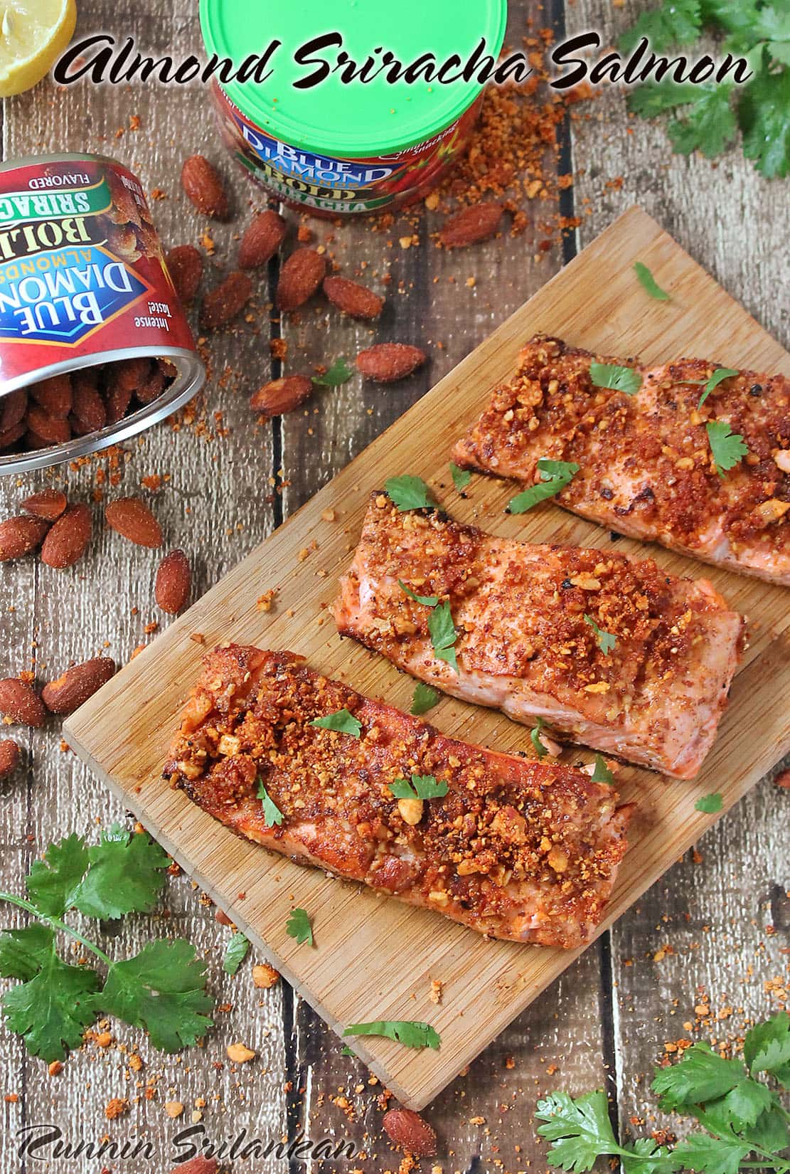 Blue Diamond Almond Sriracha Salmon