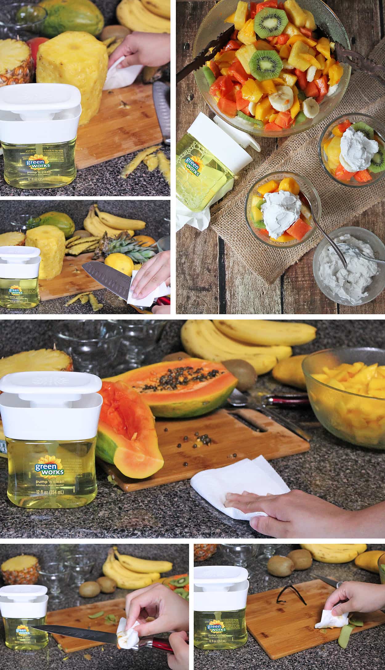Clean-Up While Making SriLankan Style Fruit Salad #NaturallyClean