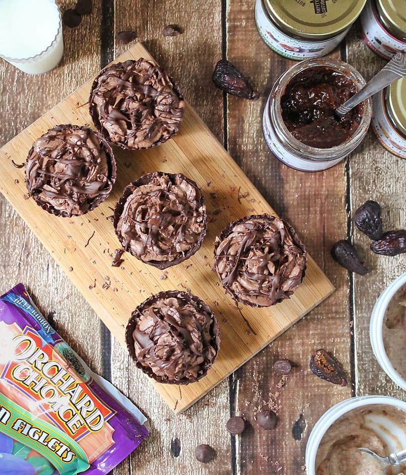 Dairy Free Chocolate Orchard Choice Fig Spread Cups