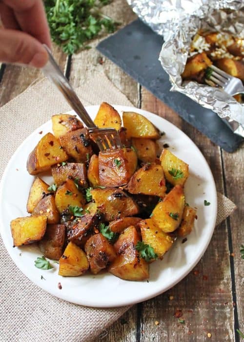 Sri Lankan Deviled Potatoes – Ala Thel Dala