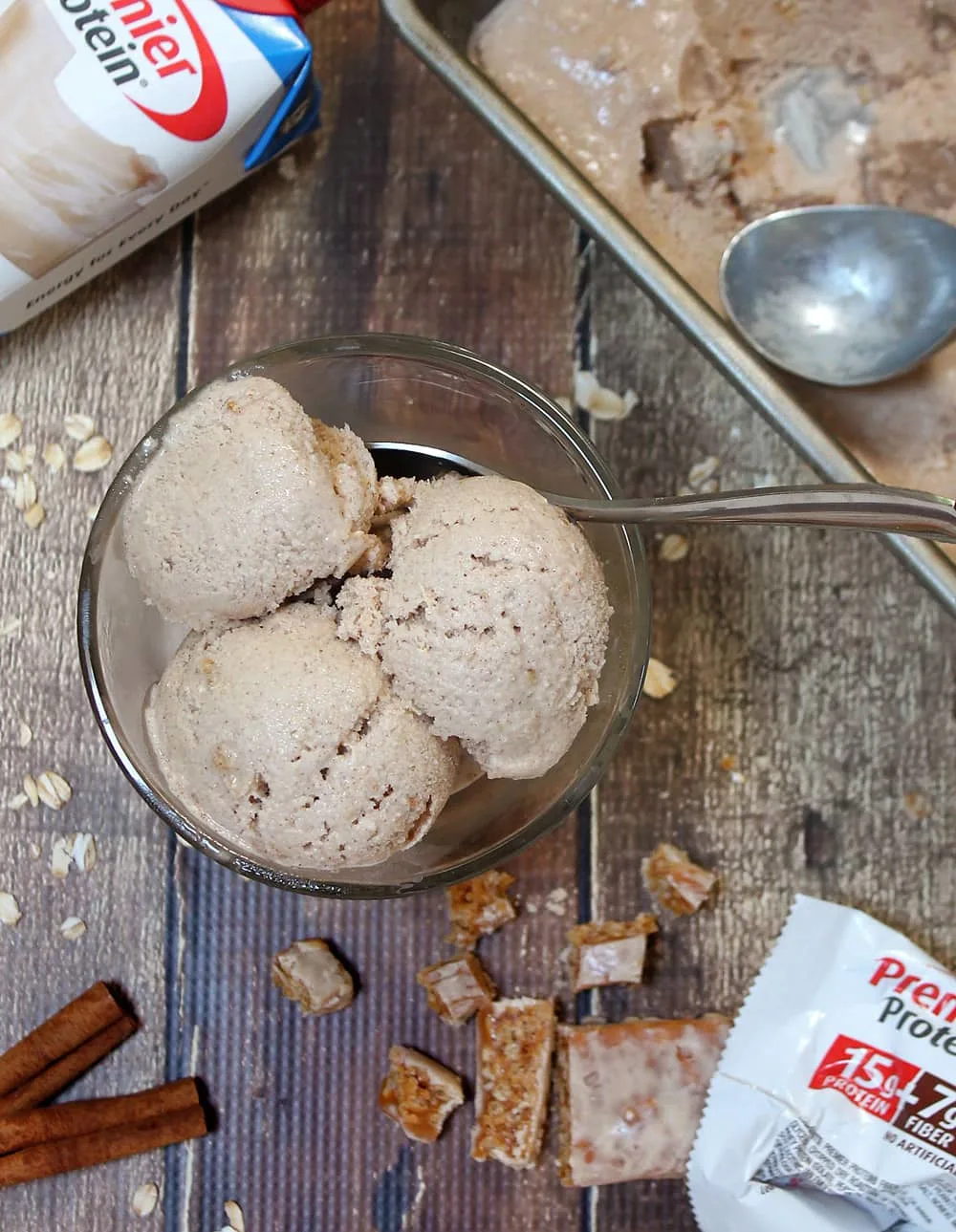 Cinnamon Oatmeal Ice-Cream