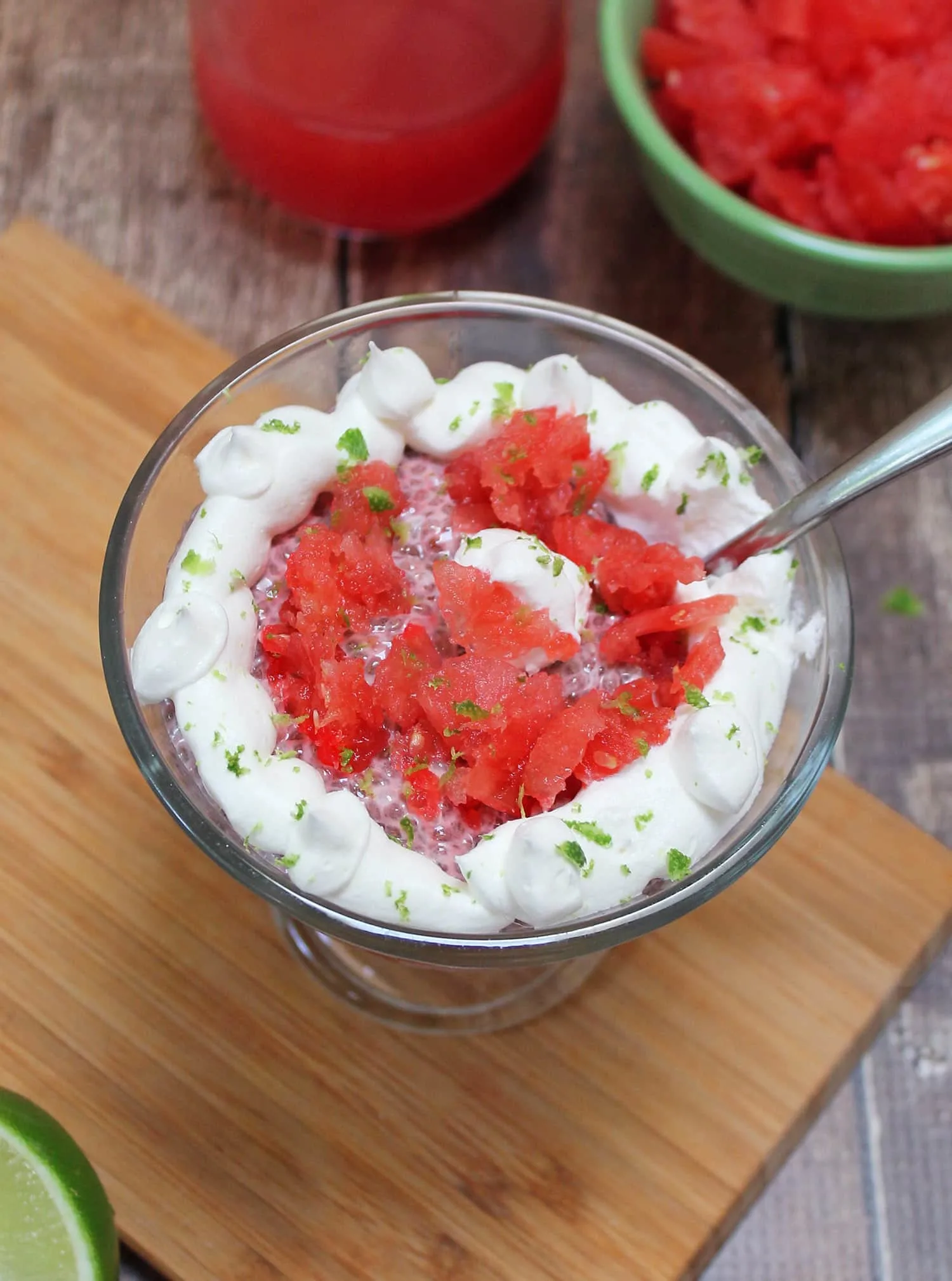 Creamy Watermelon Lime Parfait