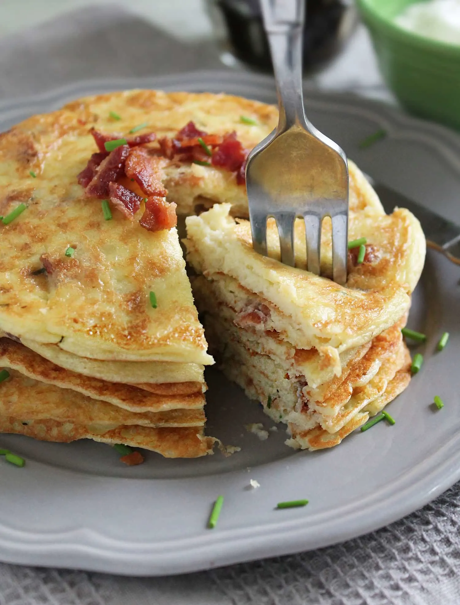 Flourless Bacon Potato Pancakes