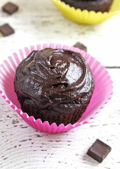 Chocolate Avocado Cupcakes