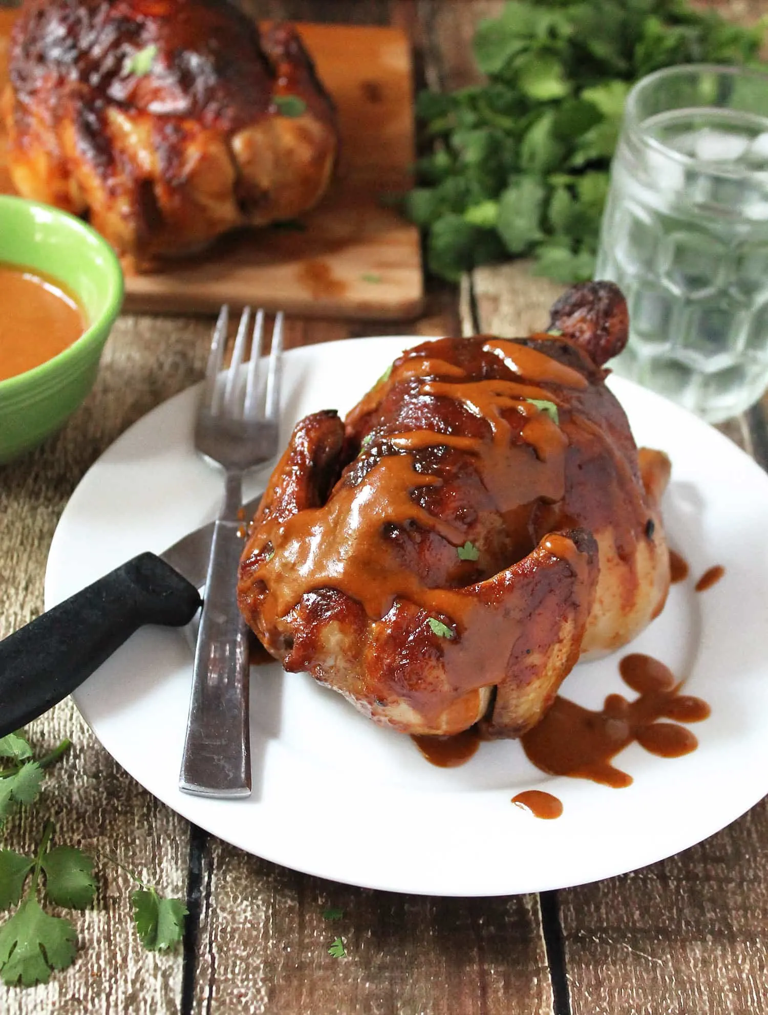 Spicy Sweet Teriyaki Curry Cornish Hens #JuicyGrilledCornish