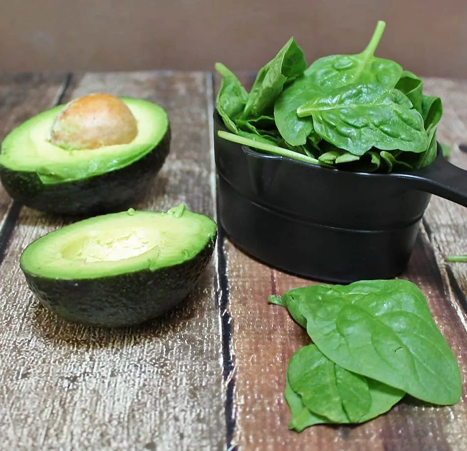 Spinach Avocado Cupcakes