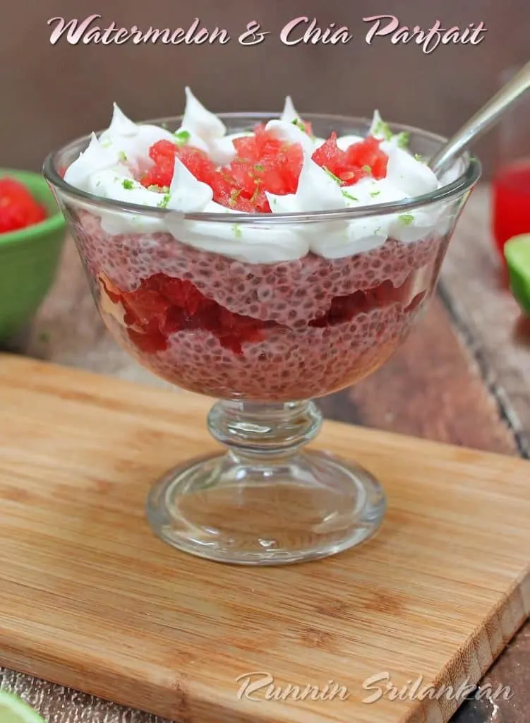 Watermelon Lime Chia Parfait