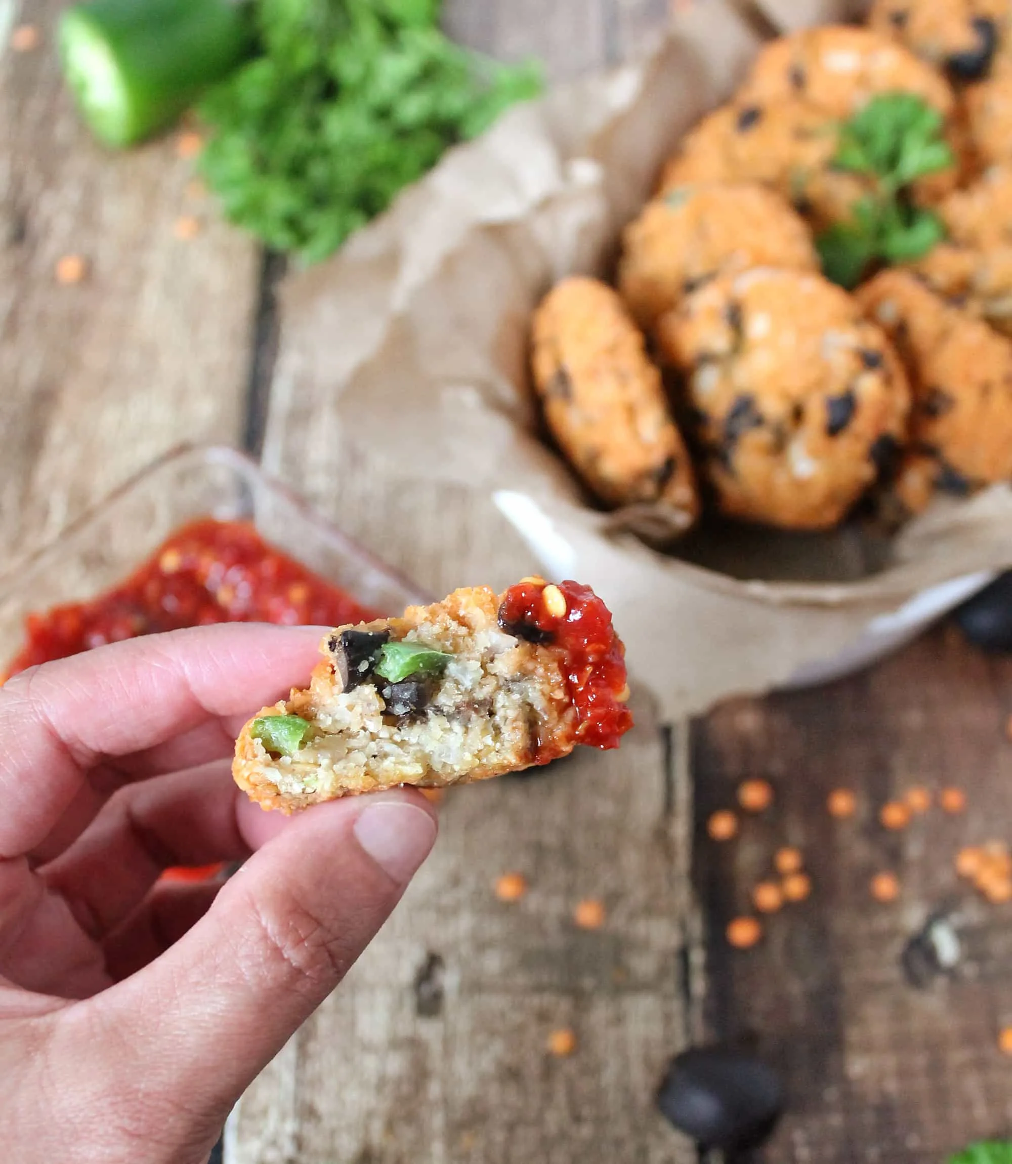 Dal Vada Baked Oliv Lentil Fritters RunninSrilankan