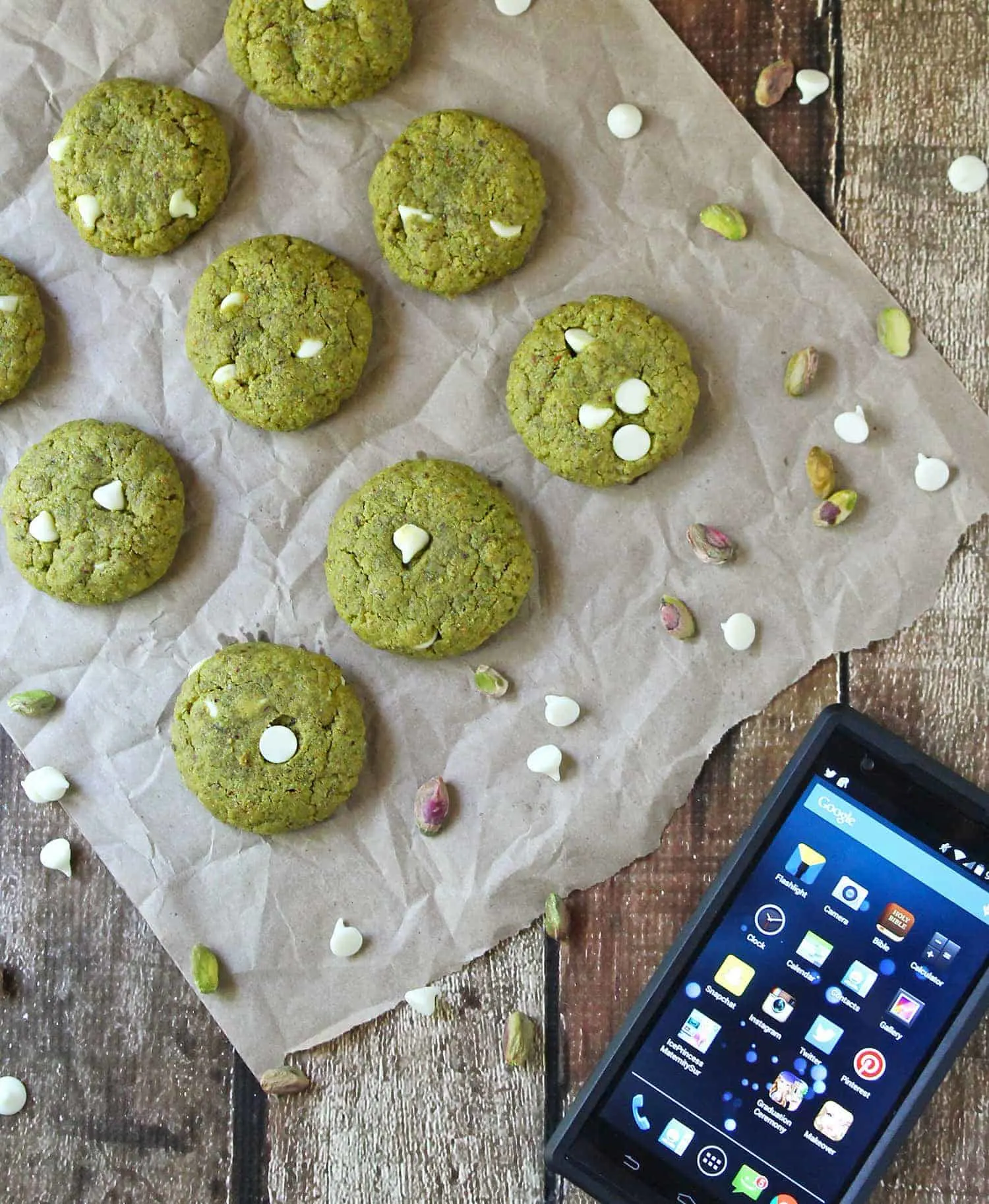 Gluten Free Pistachio Cookies After School Snacks 