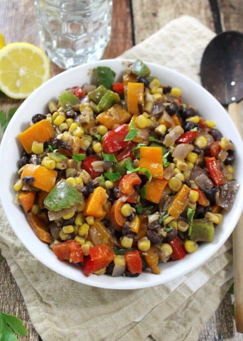 Warm Three Pepper Salad